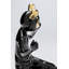 Skating Astronaut Black Figurine