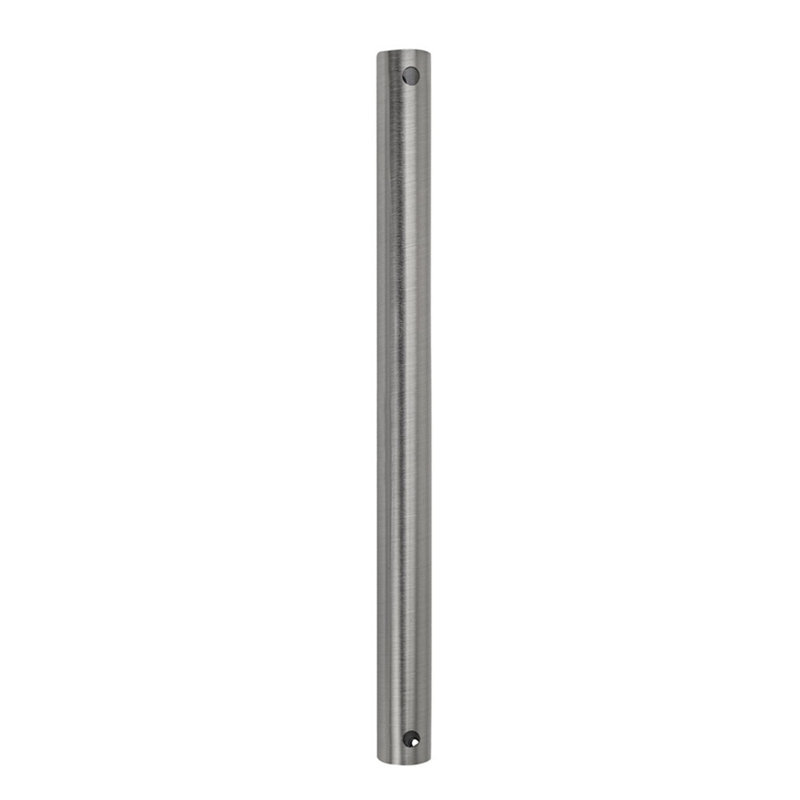 Tige de ventilateur de plafond, H 12 po x l 0,5 po x P 0,5 po, Nickel brossé