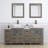  72" Double Bathroom Vanity Set with Mirror-106870177