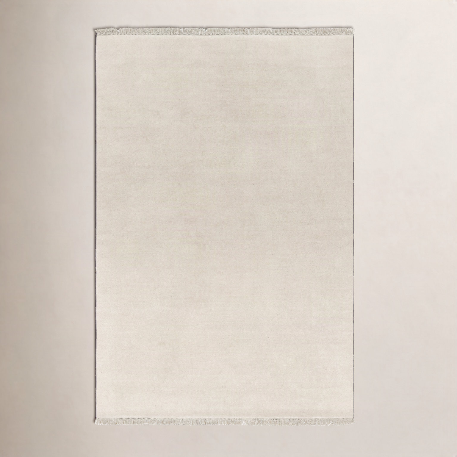 Clio Hand-Loomed Gray Wool Rug, Rectangle 4' x 6'