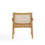 Chaise d'appoint Shakespeare en canne noire et naturelle - ensemble de 2-65566493