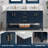 Paulene 60'' Double Bathroom Vanity with Marble Top-732530646-783491655