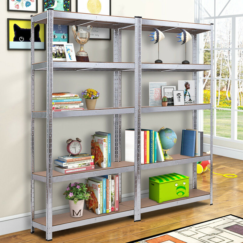 Durazo 90cm W Metal Height -Adjustable Shelving Unit