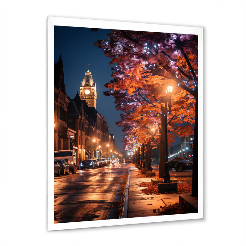 «Boston Beautiful Cityscape Spot I», reproduction sur toile, H 44 po x l 34 po x P 1,5 po, Cadre photo blanc