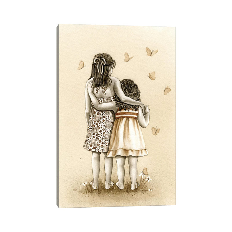 Butterflies by Tracy Lizotte - Painting on Canvas, 101.6cm H x 66.04cm W x 3.81cm D, Wrapped Canvas