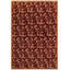 Wool Oriental Area Rug in Red