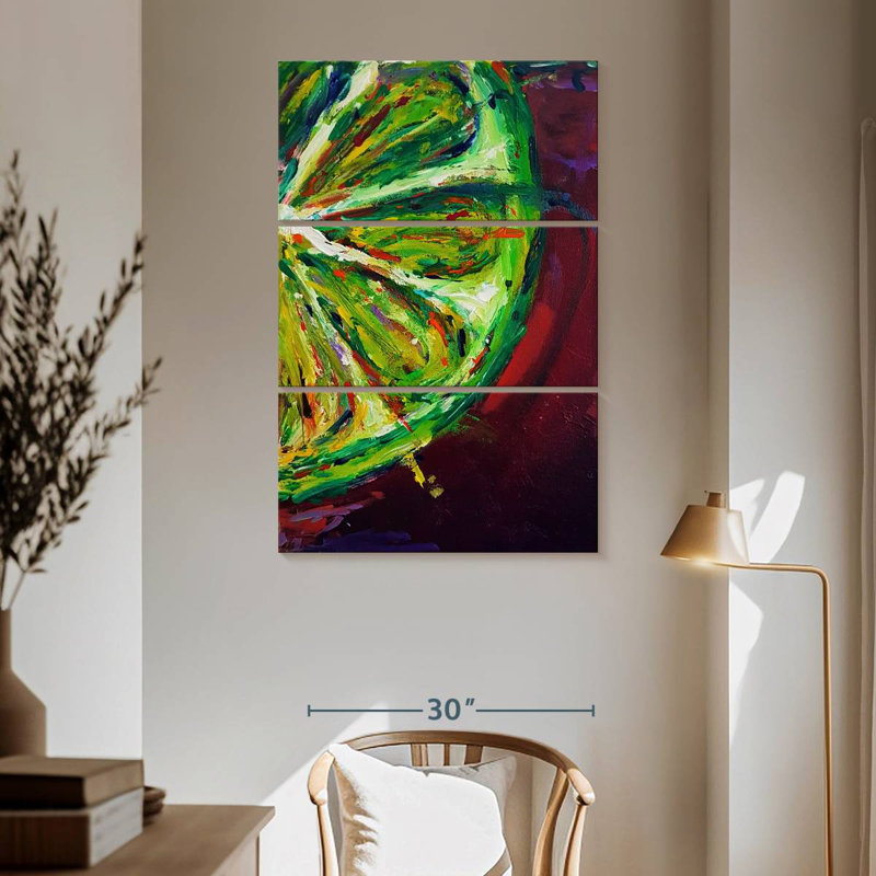 Yarlin Lime 2017, 65" H x 42" W