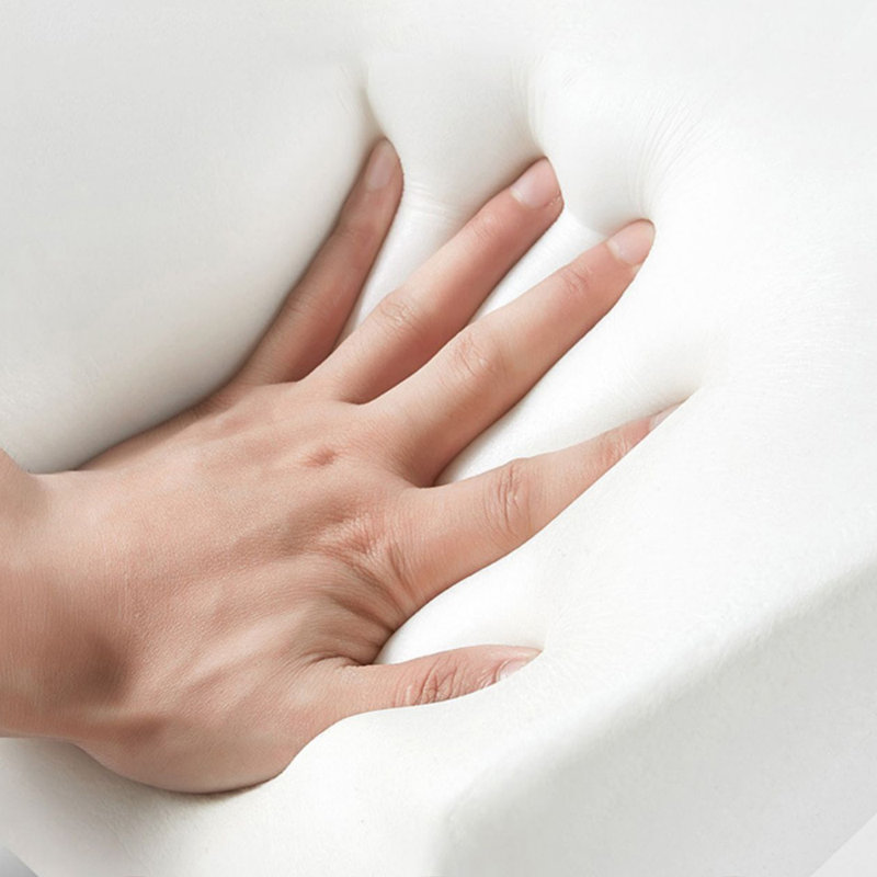Chaise berçante en coton et lin, Rouge et blanc