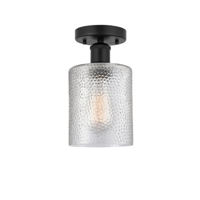 Anelise Glass Semi Flush Mount