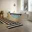 Baignoire tourbillon d'angle 59 po pour 2, avec 6 jets d'eau, système de chromathérapie à DEL et système d'ajustement pneumatique, certification UL / UPC