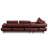 Trumansburg Leather Corner Sofa -216228147-216228145