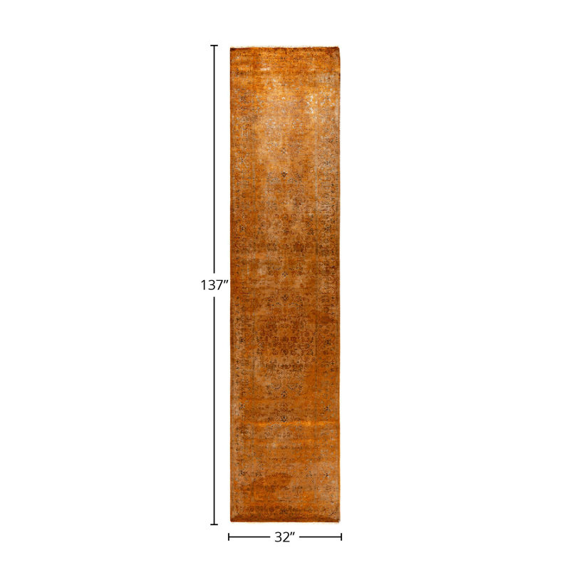 Doyleston One-of-a-Kind 2' 8" X 11' 5" Hand Knotted Area Rug