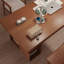 Bureaux rectangulaires en bois massif 78,74 "noyer-108073901