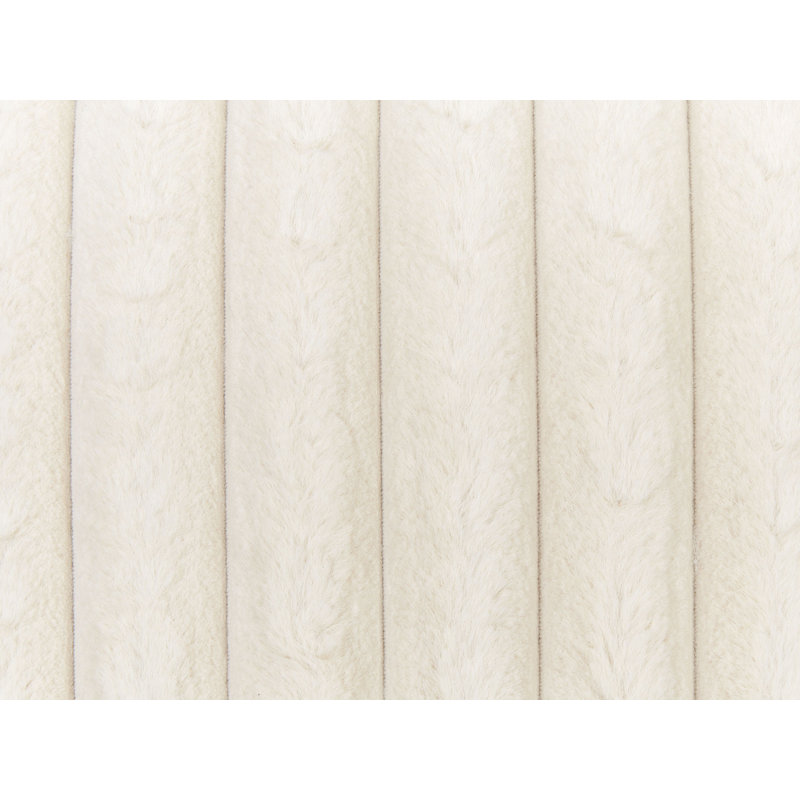 RAKYA Striped Square Cushion, Beige