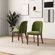 Bargman Mid-Century Modern Velvet Dining Chair