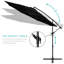 Parasol en porte-à-faux 10 pi Montre-722057552