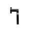 Metra Matte Black Towel Ring Flexi-Fix Bathroom Accessories