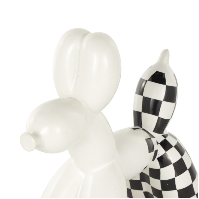 Ensemble de sculpture Micayah, Blanc / noir