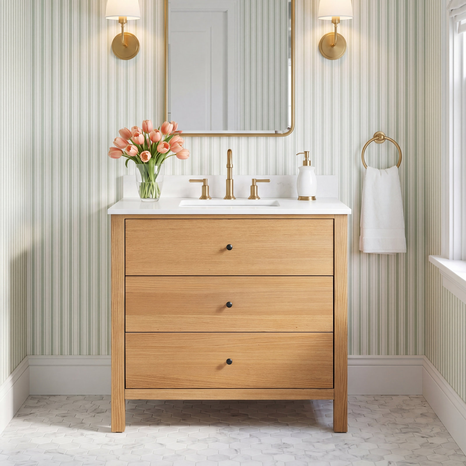 Lili Single Bathroom Vanity, 36"