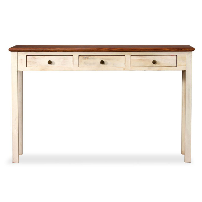 Demello 30cm Solid Wood Console Table