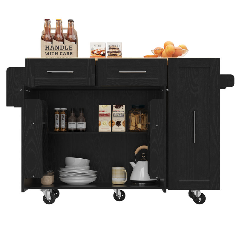 110 cm W Kitchen Island with