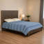 Solid Wood Bed Frame,Queen Platform Bed Frame with Headboard,Tall Headboard Natural Wood Bed ,No Box Spring Needed,Beige-88024736-88024749