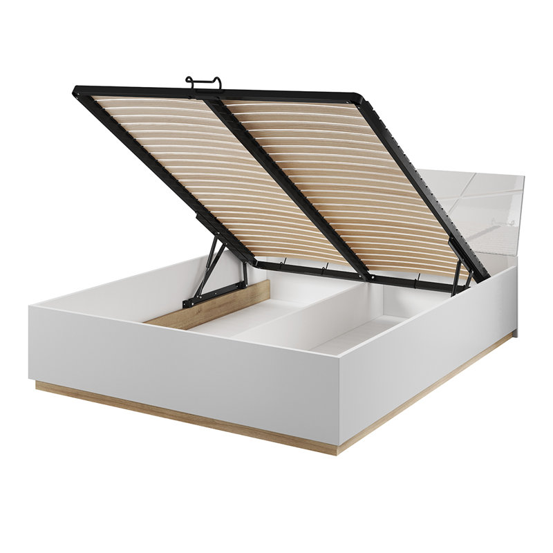 Aghancrossy Ottoman Storage Bed, European Kingsize (160 x 200 cm)
