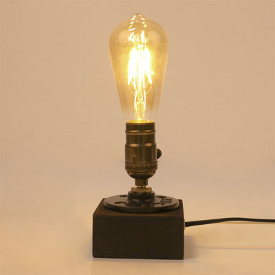 E27 Lampe de bureau rétro Steampunk