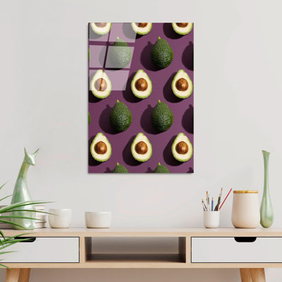 Elegant Decorative Tempered Glass Painting, 19.7 x 27.6 Inches | 100% Tempered Glass, Thickness: 0.16 Inches | Perfect for Home Decor, Living Room, and Office | Stunning Art Piece with Modern Aesthetic