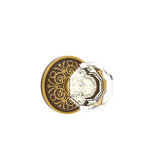 Privacy Old Town Clear Knob with Lancaster Rose
