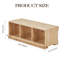 Boîte de nidification de poulet en bois robuste pour la volaille - 3 compartiments monocouche, assemblage facile, idéal pour les poules, les poules, les canards, les poulaillers et les fermes - monocouche 3 compartiments-692455303