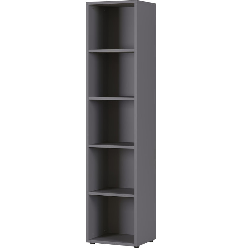 Mapua 6 -Door Storage Cabinet, White/Graphite