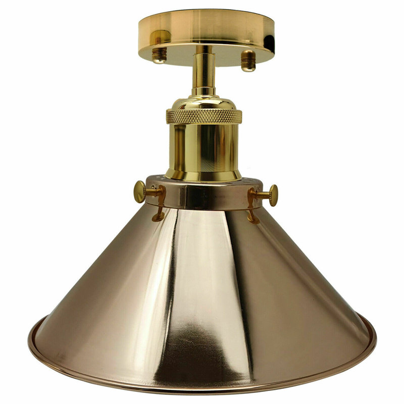 Boldt Semi Flush Mount, French Gold, French Gold