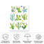 Jane Maday, toile «Happy Cacti» pour l'extérieur-87945434