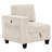 Modern Sectional With Beige Corduroy & Hidden Storage Compartments Ports 4 Detachable Back Cushions Charging