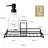 Kitchen Soap Dispenser Set,Clear