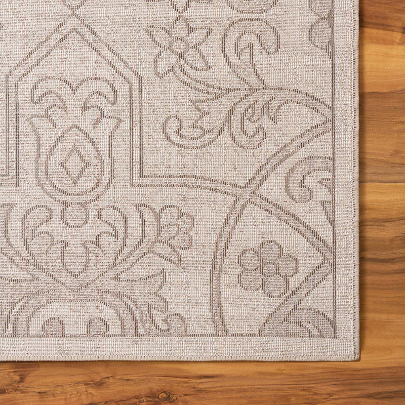 Derby Damask Indoor Rug, Rectangle 3'3" x 5'3"