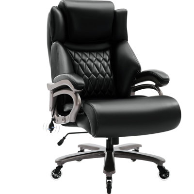 Meeyah Big and Tall Ergonomic Office Chair,High Back Computer Desk Chair with Swivel Wheels 400lbs -  Inbox Zero, 6CCF7473655D43028039384DEE8167B9