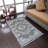 Beier MACHINE MADE POLYESTER AREA RUGS  - Beige Black | Oriental Design, Low Pile Machine Made Area Rugs for Living Room, Bed Room-727786625