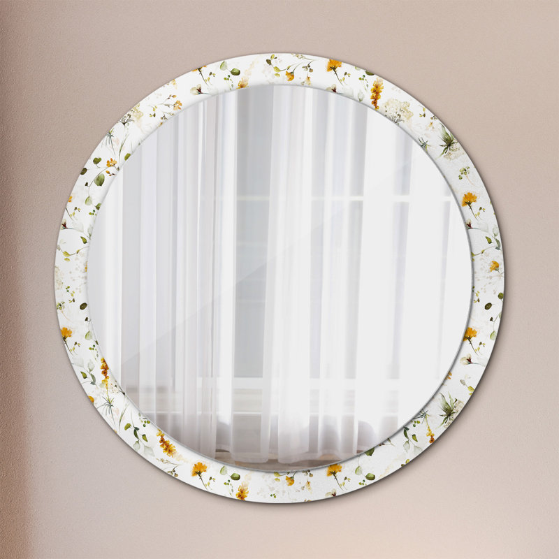 Huldar Glass Flat Wall Mirror