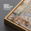 Intérieur douillet avec chien endormi, reproduction sur toile-98042294-111176168