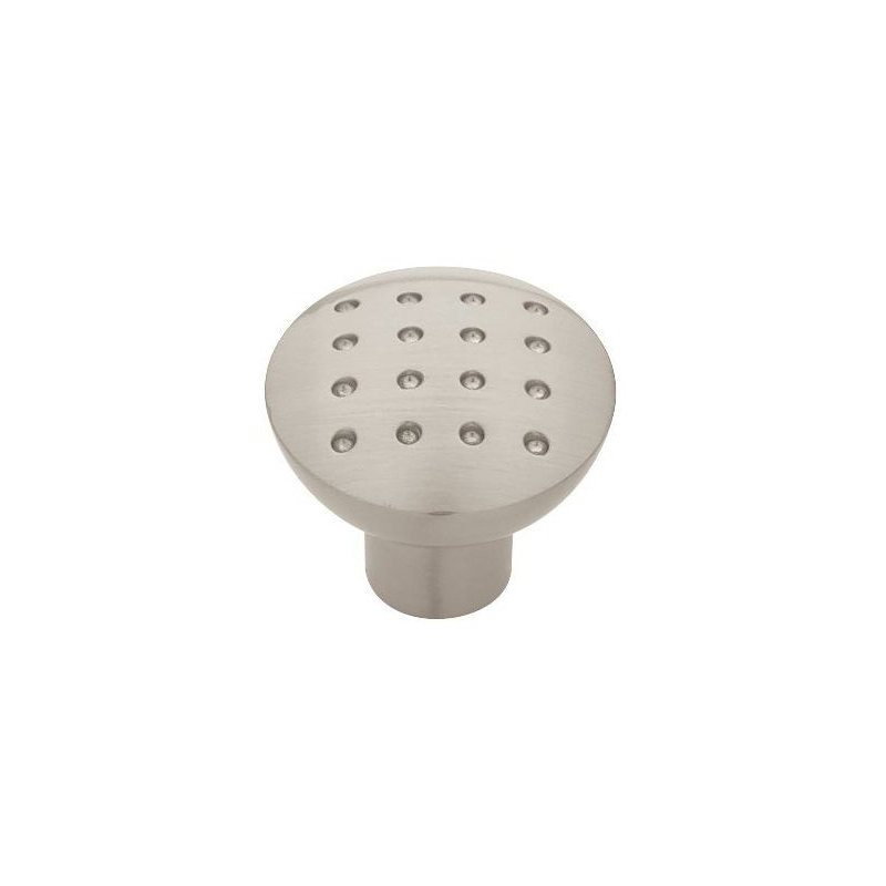 (Paquet de 5) Nickel satiné à petit bouton de 1-1 / 8 po