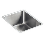 Undertone® 15.75" L x 20.375" W x 9.5" Under-Mount Single-Bowl Kitchen Sink
