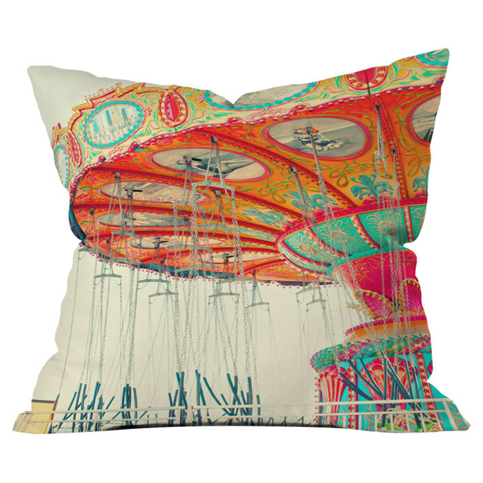 Coussin décoratif d’extérieur oscillant, 18 po x 18 po