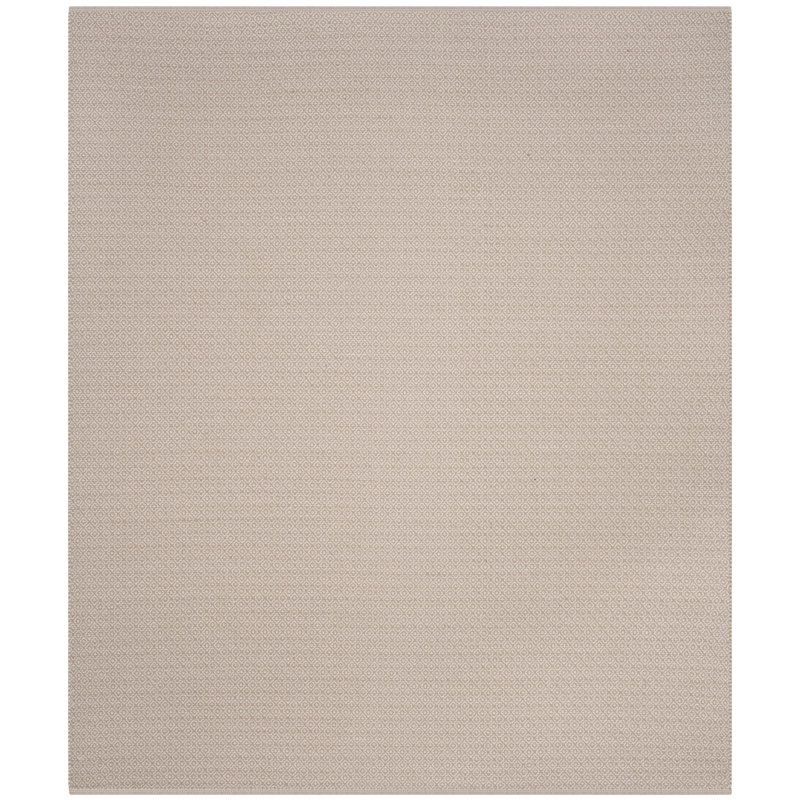 Bester Hand Woven Cotton Geometric Rug, Rectangle 4' x 6'