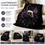 Couverture gothique Raven Skull Floral-134290623