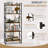 Rego 62.2" H x 23.6" W Etagere Bookcase-171190866