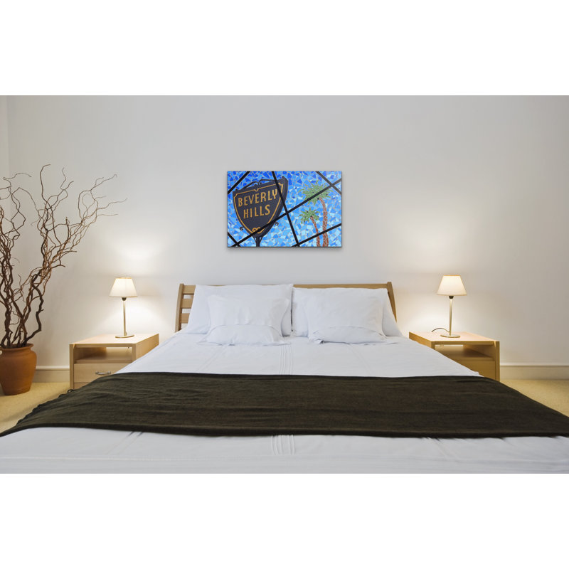 Beverly Hills Painting by Eddie Bruckner