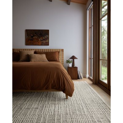 Dowell Hand-Woven Geometric Wool Rug