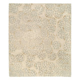 Effervescence Polka Dots Area Rug in Neutral/White